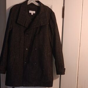 Calvin Klein Men's Dark Brown Peacoat